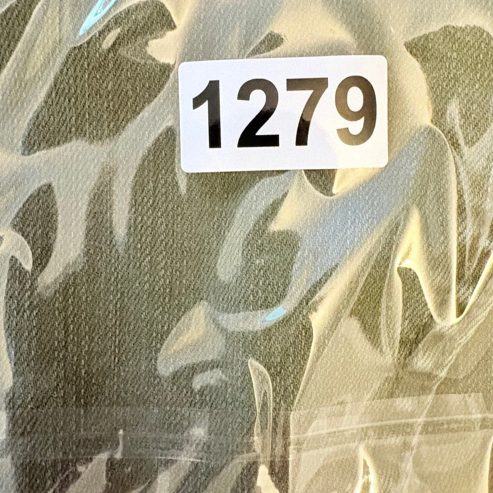 Talbots Pants Women Size 10 Olive Green Straight Ankle Crop Cotton Lyocell Blend - Picture 10 of 11